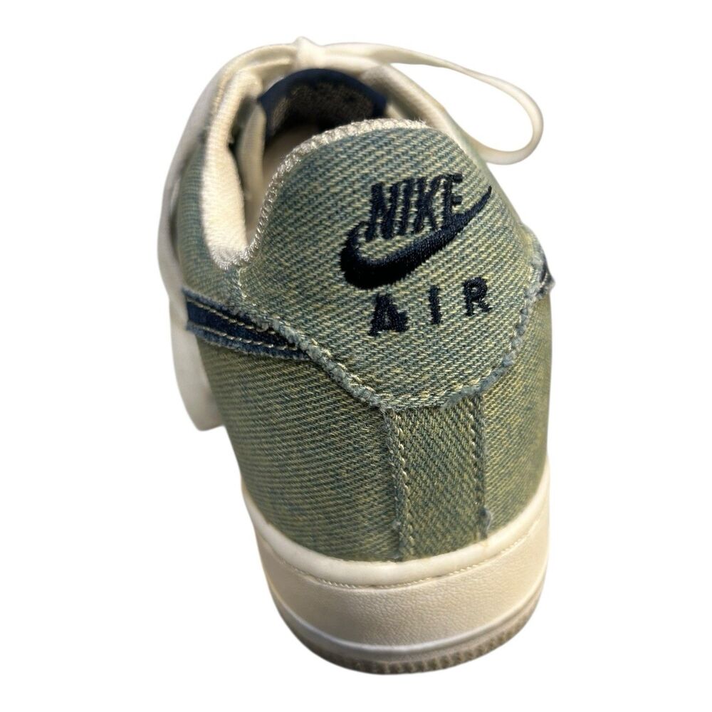 Nike Air Force 1 Low Premium Denim 308837-041 Men 7 / W 8.5 EUC 2005 - Picture 7 of 15